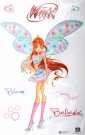 Winx. Наклейка Блум